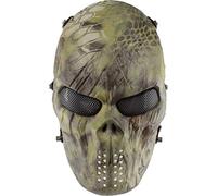 Lejie Tácticas CS mascarilla de protección Halloween Airsoft Paintball Full Face Skull Máscara de Esqueleto