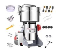 LEJIEYIN 1000g Molino de Cereales Eléctrico de Acero Inoxidable, Oscilante Molinillo de Alta Velocidad Protección de Sobrecarga, Máquina de Moler para Hierba Maíz Especias Hogar