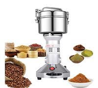 LEJIEYIN 150g Molino de Cereales Eléctrico de Acero Inoxidable, Protección de Sobrecarga & Open-Cover-Stop, Máquina de Moler para Hierba Café Maíz Especias Condimentación Hogar