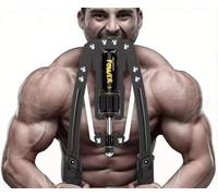 LEJIEYIN Barra Twister de Potencia Hidráulica Ajustable 10-200 kg, Doble Muelle Hidráulico para la Musculación de Pectorales y Hombros