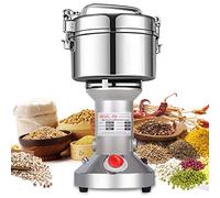 LEJIEYIN Molinillo de Hierbas Eléctrico 550g Alta Velocidad Acero Inoxidable Molinillo de Especias Eléctrico Molino de Harina Molinillo de Hierbas Polvo Super Fino Máquina Para Moler Alimentos Secos
