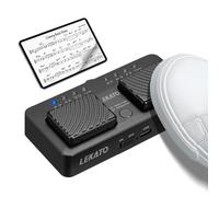 LEKATO Bluetooth Page Turner Pedal para Tabletas Teléfonos, Recargable Página Bluetooth Pedal de Turning, Pedal silencioso inalámbrico