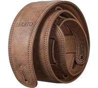 LEKATO Correa de Cuero Acolchada para Guitarra - Ancha para Bajo, Eléctrica, Acústica y Clásica - Ajustable de 41 a 51