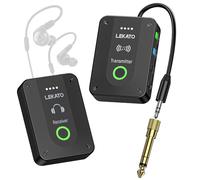 LEKATO MS-02 Monitores In-Ear Inalámbricos - 2,4G Sistemas In-Ear para Monitorización para Auriculares In-Ear, para Escenarios y Megafonía - IEM Consta de 1 Transmisor y 1 Receptor