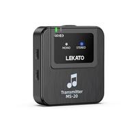 LEKATO MS-20 - Transmisor inalámbrico de sistema de monitoreo intraural (modelo sin puerto de carga en la base)