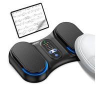 LEKATO Pedal de giro de página Bluetooth, girador de página inalámbrico, interruptor de pie recargable para teléfono, tabletas, pedal de pie portátil, compatible con Android e iOS