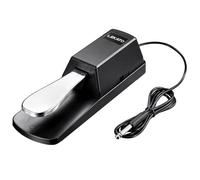 LEKATO Pedal de sostenimiento para teclados, pianos digitales midi, pedal de piano universal con interruptor de polaridad, enchufe de entrada de 6,35 mm, apto para Yamaha Casio, Roland, Korg
