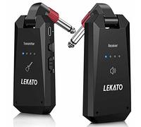 LEKATO WS-90 Sistema de guitarra inalámbrico 5.8 GHz Guitarra Transmisor inalámbrico Receptor Cable de guitarra inalámbrico para bajo de guitarra
