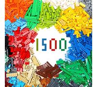 Lekebaby Set de bloques de construcción clásico de 1500 piezas (no incluye base), bloques, juguete educativo, regalos para niños y niñas a partir de 6 años.