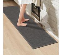 LEKEEPGO Alfombra Cocina Lavable Antideslizante 43.5x150cm, Alfombra Pasillo Larga, Tapete Cocina, Alfombra para Cocina, Pasillo, Lavadero, Gris, Pastel Runner