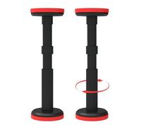 LEKEFETO 2 barras telescópicas de soporte telescópicas, sistema de soporte ajustable de 18 a 45 cm, soporta hasta 400 kg de soportes telescópicos, para armario, sofá, armarios de pared, armarios de