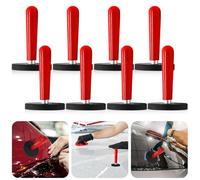 LEKEFETO 8 imanes de montaje para automóviles: soporte magnético para embalaje, imán de montaje, herramienta de lámina para papel de aluminio, envoltura de coche, lámina de coche, color rojo