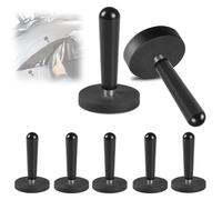 LEKEFETO 8 imanes de montaje para automóviles: soporte magnético para embalaje, imanes de montaje, herramienta de lámina para papel de aluminio, envoltura de coche, lámina de coche, color negro