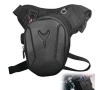 LEKEFETO Bolsa de pierna para motocicleta: bolsillo impermeable en el muslo, bolsillo en el muslo y bolsillo para la pierna, bolsa de pierna con correas desmontables, bolsillo multifunción, para