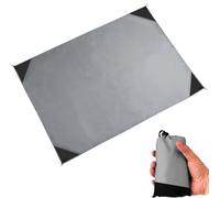 LEKEFETO Manta De Playa Ultra Ligera Y Portátil: A Prueba De Arena E Impermeable, Plegable Y Compacta para Playa, Picnic, Camping Y Senderismo (210 X 200 Cm, Gris)