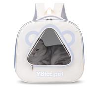 LEKEFETO Mochila para gatos y mascotas, mochila plegable para gatos y perros, mochila de transporte transpirable para senderismo y al aire libre