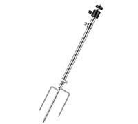 LEKEFETO Soporte para cámara de caza, escalable, soporte para luz nocturna de 61 - 86 cm, soporte de acero inoxidable ajustable 360°, conector de rosca universal 1/4''-20 (6 mm), para pesca nocturna,