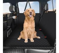 Lekeinchi Funda de Asiento Trasero de Perro Grande para Camión, Funda Coche Perro Asiento Trasero con 6pcs Fondo Duro, Nergo2