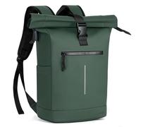Lekeinchi Mochila Enrollable para Hombre, Mochila Impermeable Mujer para Portátil 17 Pulgadas, Elegante mochila de Viaje Mochilas tipo Casual para Viajes, Ciclismo, Escuela Uni, Verde Oscuro, XL