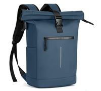 Lekeinchi Mochila Enrollable para Hombre, Mochila Impermeable Mujer para Portátil 17 Pulgadas, Elegante mochila de Viaje Mochilas tipo Casual para Viajes, Ciclismo, Escuela Uni, Azul, XL