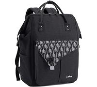 Lekesky Mochila Trabajo Mujer,Mochila Para Ordenador PortáTil De 15,6"Con Bolsillo Antirrobo Para El Trabajo, La Escuela, Los Viajes, Todos Los DíAs(ferroso)