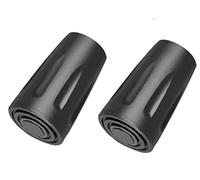 LEKI - 2 amortiguadores de goma para bastones de caminar, bastones de senderismo, para todas las almohadillas de goma estándar, bastones de senderismo, asfalto, grava, montañas, accesorios para