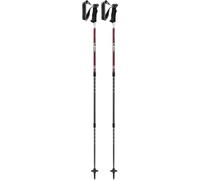 Bastones de senderismo Leki Trail Lite 100-135 cm Color: rojo