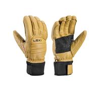 Leki - Guantes de esquí - Copper 3D Pro Tan-Black de Silicona - Talla 7 - Beige Beige 7