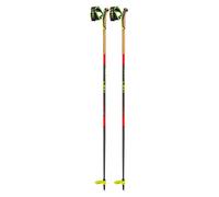 Leki - Bastones de esquí de travesía - Mezza Race Bright Red-Black-Neonyellow - Talla 130 cm - Negro Negro 130 cm