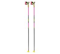 Leki - Bastones de esquí nórdico - Prc 750 Lady Neonpink-Neonyellow-Black para Mujer - Talla 145 cm - Rosa Rosa 145 cm