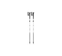 LEKI Skytera FX Carbon SL - Bastones de Senderismo Plegables y Ligeros para Senderismo, Embalaje rápido y montañismo, Blanco, Negro y Naranja, 110-130 cm