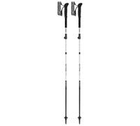 LEKI Skytera FX Carbon SL - Bastones de Senderismo Plegables y Ligeros para Senderismo, Embalaje rápido y montañismo, Blanco, Negro y Naranja, 110-130 cm