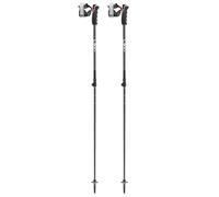 Leki - Bastones esquí - Peak Vario 3D Black-Dark Anthracite-Orange de Aluminio - Negro Negro one size