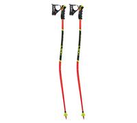 Leki - Bastones esquí - Worldcup Lite Gs 3D Bright Red-Black-Neonyellow de Aluminio - Talla 95 cm - Rojo Rojo 95 cm