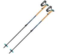 Leki - Bernina Lite 2 - Bastones de esquí de travesía 100 - 135 cm denimblue / midnight blue / mint