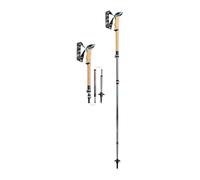 LEKI Cressida FX Carbon - Bastones de Trekking Unisex para Adultos, Color marrón y Menta, Chocolate, 100-120 cm