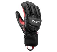 LEKI Griffin Pro 3D Alpin - Guantes con gatillo 3D, Color Negro y Rojo