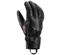 Leki - Guantes de esquí - Hevon Prime 3D de Cuero - Talla 9 - Negro Negro 9