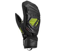 Leki - Guantes de esquí niños - Wcr C-Tech 3D Mitt Junior Black-Ice Lemon de Silicona - Talla Infantil 8 - Negro Negro 8