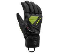 Leki - Guantes de esquí - Wcr C-Tech 3D Black-Ice Lemon de Silicona - Talla 9.5 - Negro Negro 9.5