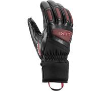 LEKI Guantes Griffin Pro 3D para Mujer, Color Negro y Rosa, 6,5