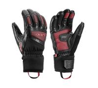 LEKI Guantes Griffin Pro 3D para Mujer, Color Negro y Rosa, 8