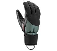 LEKI Hevon Thermo 3D Alpin - Guantes con gatillo 3D, Color Negro y Verde