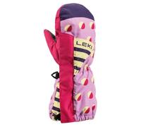Guantes para niños Leki Little Paw Mitt Long Talla de guantes: 4 / Color: rosa/negro