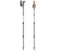 LEKI Khumbu AS Bastones de Senderismo para Hombre y Mujer, Bastones de Trekking Ajustables de Aluminio (110-145 cm) con Plato de Trekking, Sistema de amortiguación antigolpes LEKI