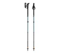 Leki Makalu FX Carbon AS bastones de trekking de carbono (par) | EU Talla única in Green Blue Light/Green Blue Dark/Black