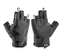 LEKI Nordic Breeze Shark - Guantes Cortos (Talla 7), Color Negro y Blanco