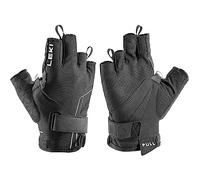 LEKI Nordic Breeze Shark - Guantes Cortos (Talla 8), Color Negro y Blanco