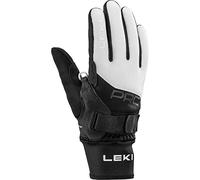 LEKI PRC ThermoPlus Shark - Guantes para Mujer, Color Negro y Blanco, Talla 7.5