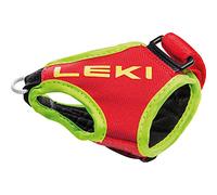 LEKI Shark Frame Strap, Bright Red Neon Yellow, XS